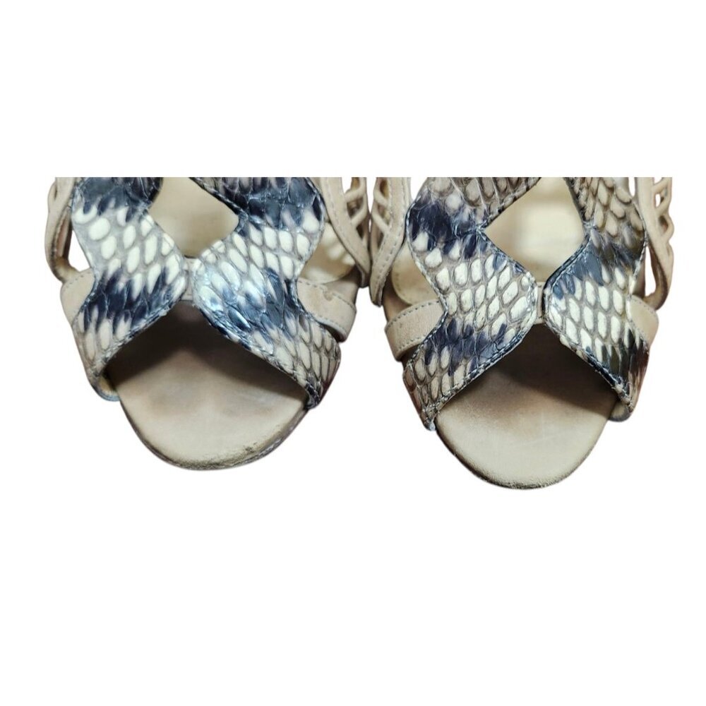 Alexandre Birman Multicolor Python Embossed Leath… - image 4